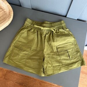 Fabletics Olive Cargo Shorts